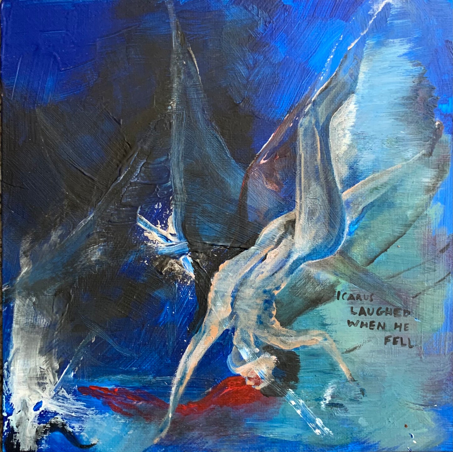 'Icarus laughed as he fell'